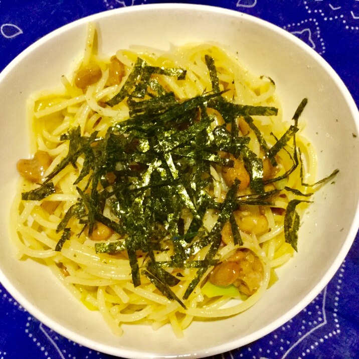 納豆パスタ